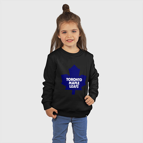 Детский свитшот Toronto Maple Leafs / Черный – фото 3