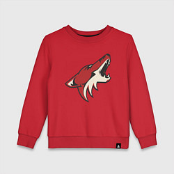 Свитшот хлопковый детский Phoenix Coyotes, цвет: красный