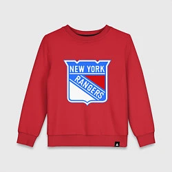 Свитшот хлопковый детский New York Rangers, цвет: красный