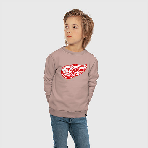 Детский свитшот Detroit Red Wings / Пыльно-розовый – фото 4