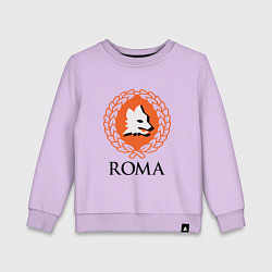 Свитшот хлопковый детский Roma, цвет: лаванда