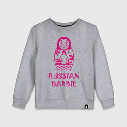 Детский свитшот Русская Барби