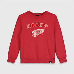 Свитшот хлопковый детский Detroit Red Wings, цвет: красный