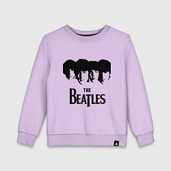 Свитшот хлопковый детский The Beatles: Faces, цвет: лаванда