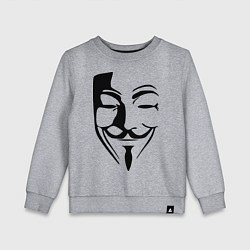 Детский свитшот Vendetta Mask