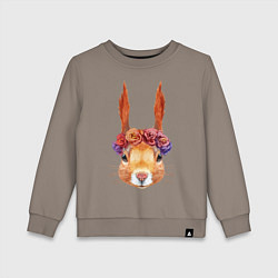 Детский свитшот Белка с венком