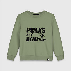 Детский свитшот Punks not dead