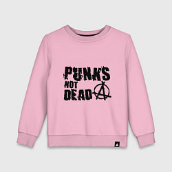 Детский свитшот Punks not dead