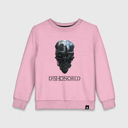 Свитшот хлопковый детский Dishonored, цвет: светло-розовый
