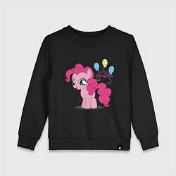 Свитшот хлопковый детский Young Pinkie Pie, цвет: черный