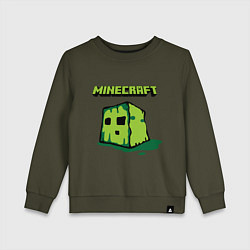Детский свитшот Minecraft Creeper