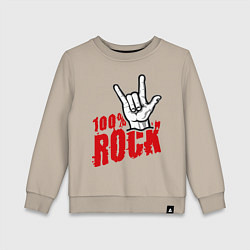 Детский свитшот 100% Rock