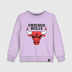 Свитшот хлопковый детский Chicago Bulls, цвет: лаванда