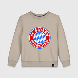 Свитшот хлопковый детский Bayern Munchen FC, цвет: миндальный
