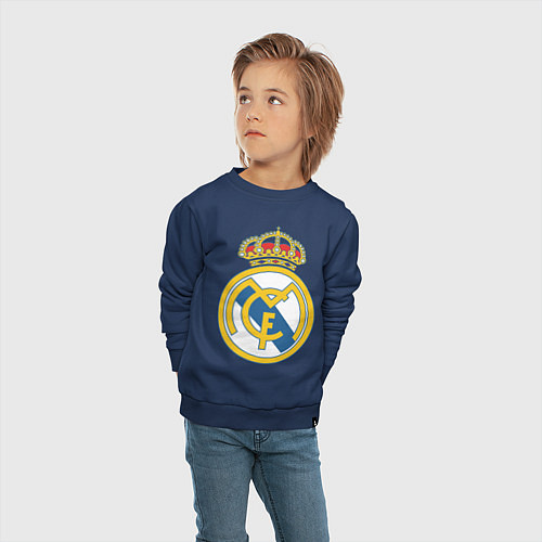 Детский свитшот Real Madrid FC / Тёмно-синий – фото 4
