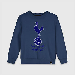 Свитшот хлопковый детский Tottenham FC, цвет: тёмно-синий