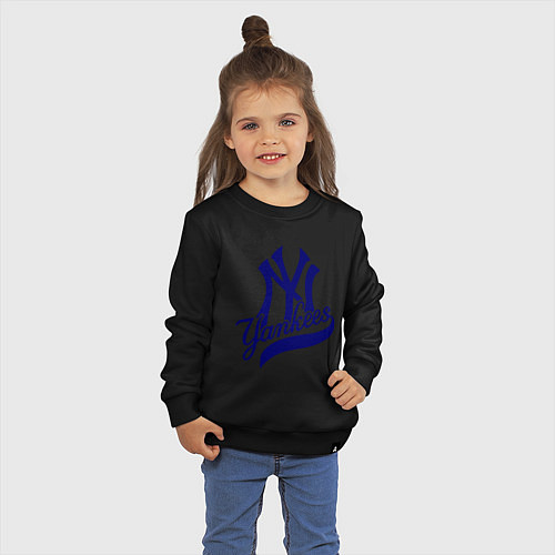 Детский свитшот NY - Yankees / Черный – фото 3