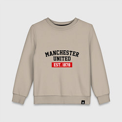 Детский свитшот FC Manchester United Est. 1878