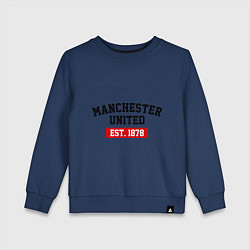 Детский свитшот FC Manchester United Est. 1878