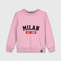 Детский свитшот FC Milan Est. 1899