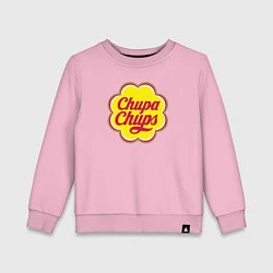 Свитшот хлопковый детский Chupa-Chups, цвет: светло-розовый