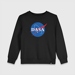 Свитшот хлопковый детский NASA: Dasa, цвет: черный