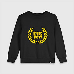 Свитшот хлопковый детский Big Boss Лавры, цвет: черный