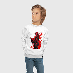Свитшот хлопковый детский Убийца гоблинов, цвет: белый — фото 2