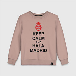 Детский свитшот Keep Calm & Hala Madrid