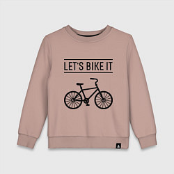 Детский свитшот Lets bike it