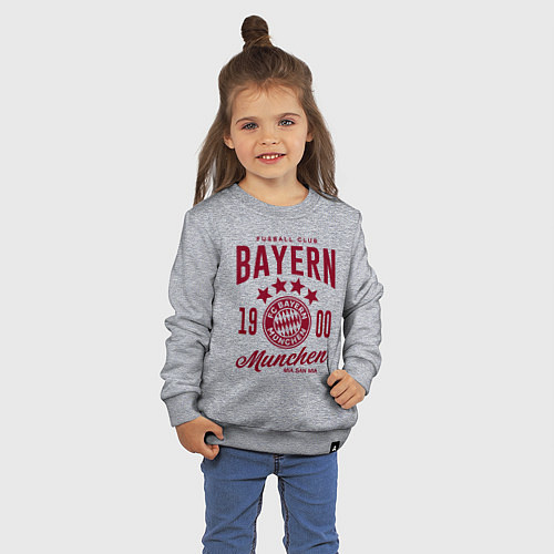 Детский свитшот Bayern Munchen 1900 / Меланж – фото 3
