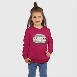 Свитшот хлопковый детский Nissan Skyline R32, цвет: маджента — фото 2