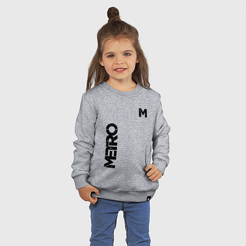 Детский свитшот METRO M / Меланж – фото 3
