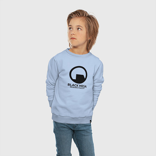 Детский свитшот Black Mesa: Research Facility / Мягкое небо – фото 4