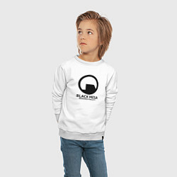 Свитшот хлопковый детский Black Mesa: Research Facility, цвет: белый — фото 2