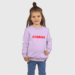 Свитшот хлопковый детский YAMAHA, цвет: лаванда — фото 2