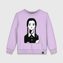 Детский свитшот Wednesday Addams