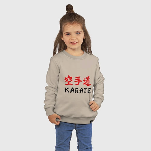 Детский свитшот Karate Master / Миндальный – фото 3