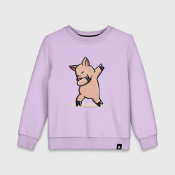 Детский свитшот Dabbing Pig