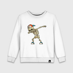 Детский свитшот Dab Skeleton