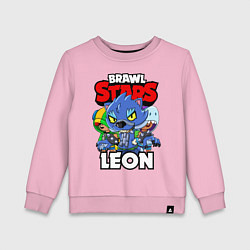 Детский свитшот BRAWL STARS LEON