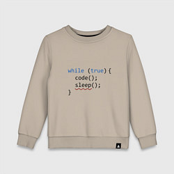 Детский свитшот Code - sleep