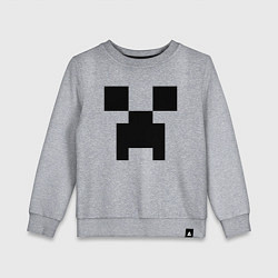 Свитшот хлопковый детский Minecraft, цвет: меланж