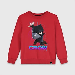 Детский свитшот Brawl Stars CROW