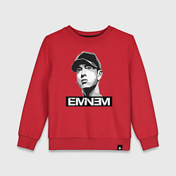 Свитшот хлопковый детский Eminem, цвет: красный