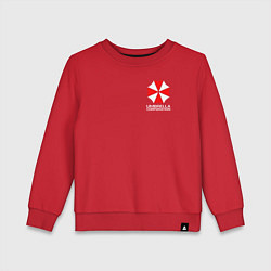 Свитшот хлопковый детский UMBRELLA CORP, цвет: красный