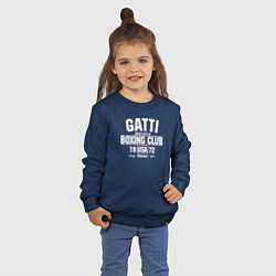 Свитшот хлопковый детский Gatti Boxing Club, цвет: тёмно-синий — фото 2