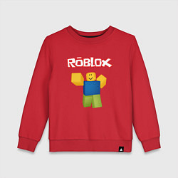 Свитшот хлопковый детский ROBLOX, цвет: красный