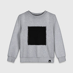 Детский свитшот ЧЕРНЫЙ КВАДРАТ