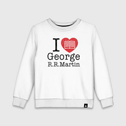 Детский свитшот I Love George Martin